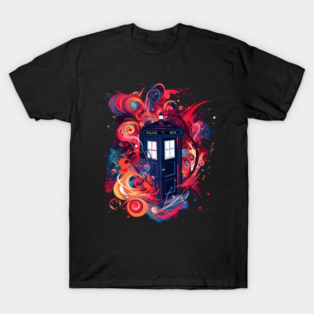 dr who T-Shirt by a cat cooking